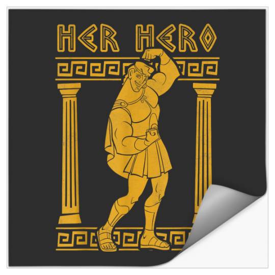 Disney Hercules Valentine's Day Hercules Her Hero Greek Pose Stickers