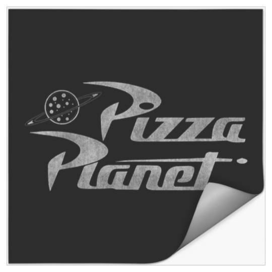 Disney Pixar Toy Story Pizza Planet Faded Distre Stickers