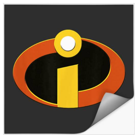 Disney Pixar Incredibles Logo Halloween Costume Stickers