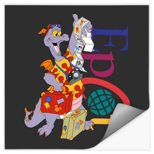 Disney Figment Epcot Stickers
