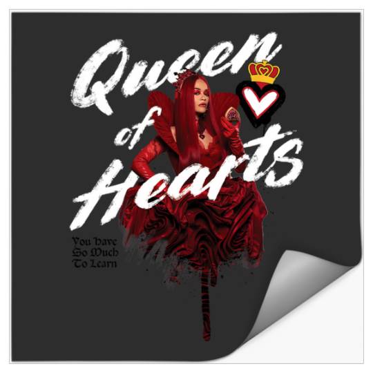 Disney Descendants The Rise Of Red Queen Of Hearts Retro Stickers