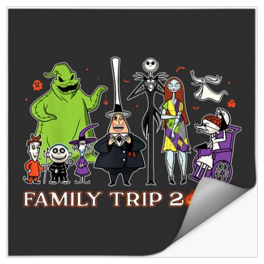 Disneyss The Nightmare Before Christmas Fall Family Trip 2024 Stickers