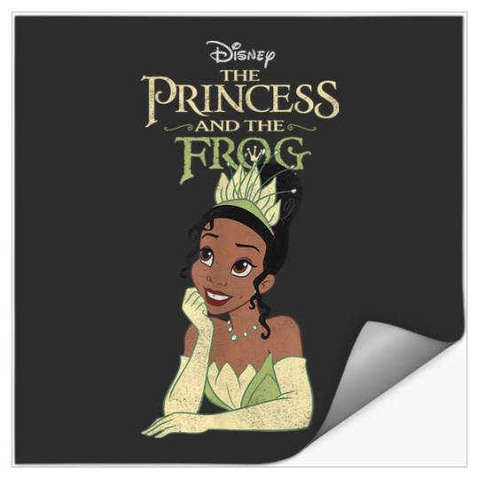 Disneyss The Princess And The Frog Iconic Tiana Chest Poster Stickers