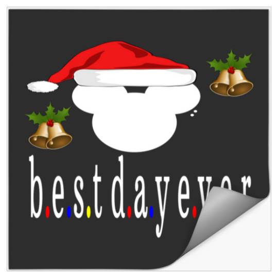 Best Day Ever Christmas  : Mickey Disney Christmas, Disney Christmas Stickers