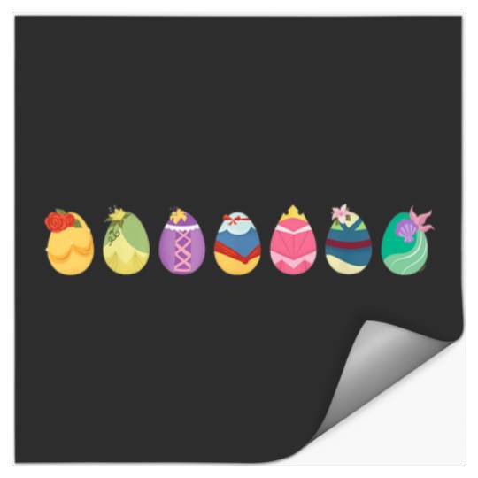 Disney Princess Easter Spring Seven Decorated Ea Stickers
