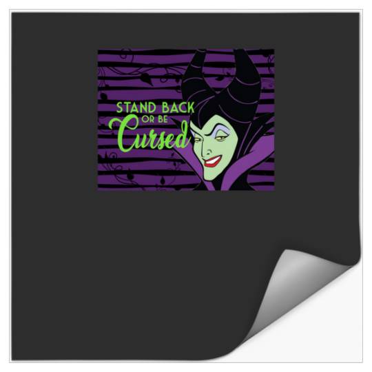 Villains with Horns Stand Back Or Be Cursed Design V2   SALE!! : Disney Villains Maleficent , Maleficent Gift S-5XL Stickers