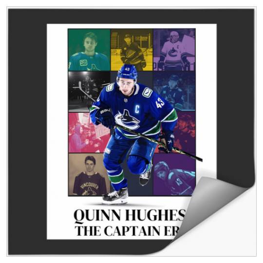 Quinn Hughes Eras Tour Vancouver Canucks Bigger Print Stickers