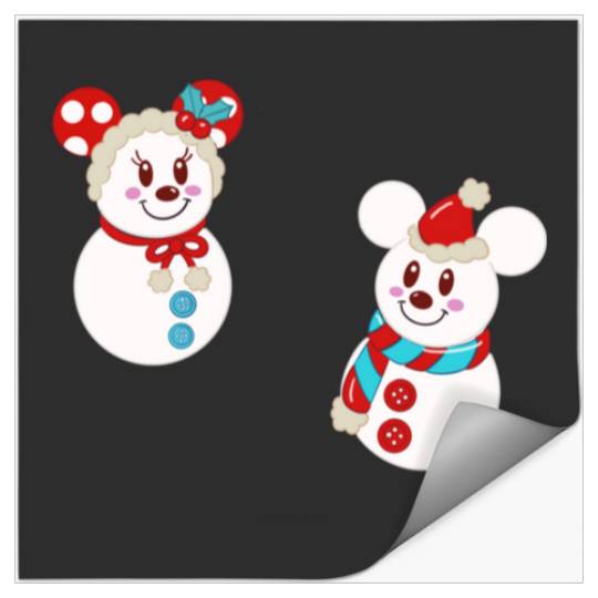 Snowman pack  : Mickey Disney Christmas, Disney Christmas Stickers