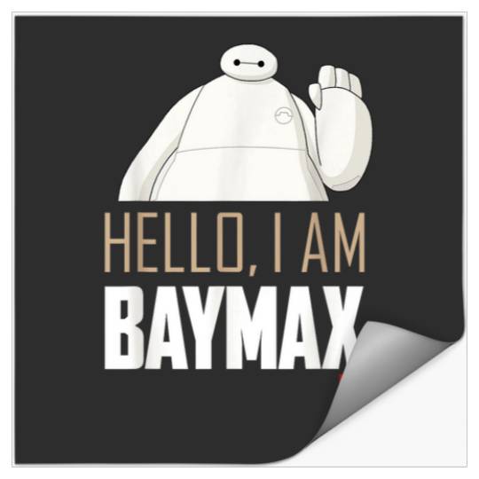 Disney Big Hero 6 TV Series Baymax Hello Graphic Stickers