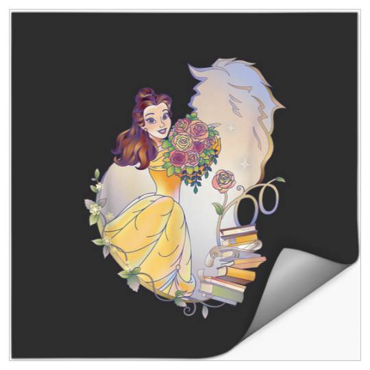 Disney 100 Platinum Princess Collection Belle D1 Stickers