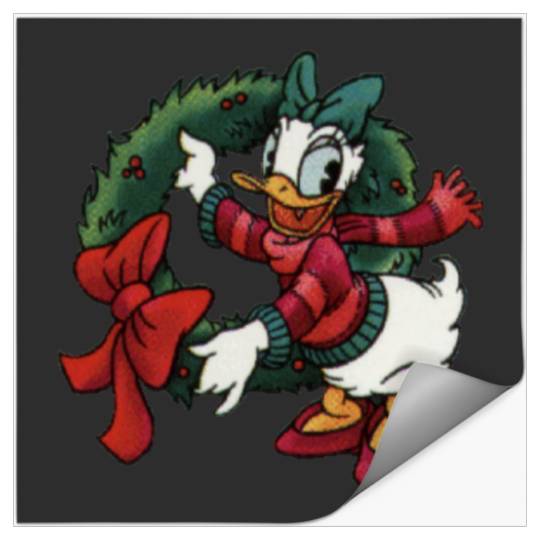Daisy's Christmas Wreath  : Mickey Disney Christmas, Disney Christmas Stickers