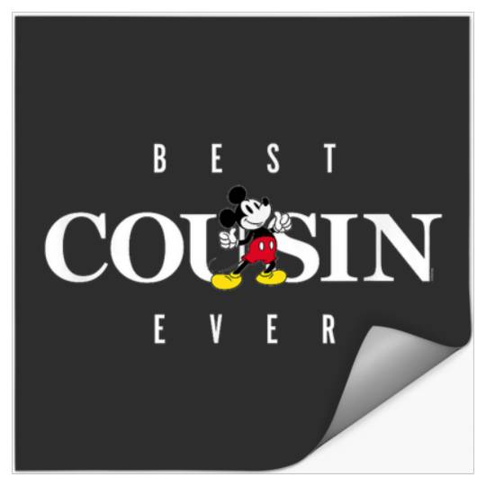 Disney Mickey Mouse Thumbs Up Best Cousin Ever F Stickers
