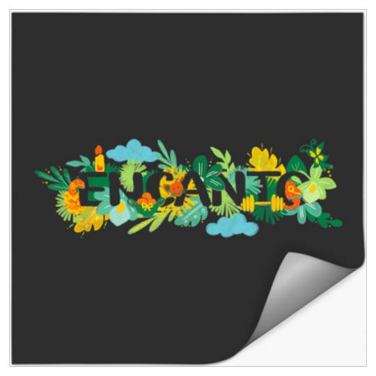 Disney Encanto Tropical Florals Movie Logo Stickers