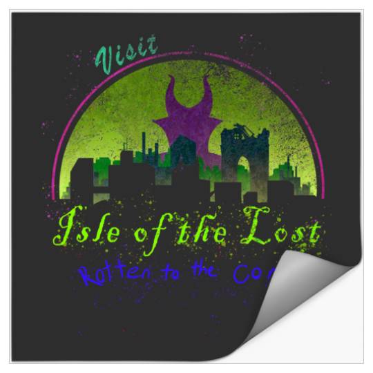 Visit the Isle  the Lost   SALE!! : Disney Villains Maleficent , Maleficent Gift S-5XL Stickers