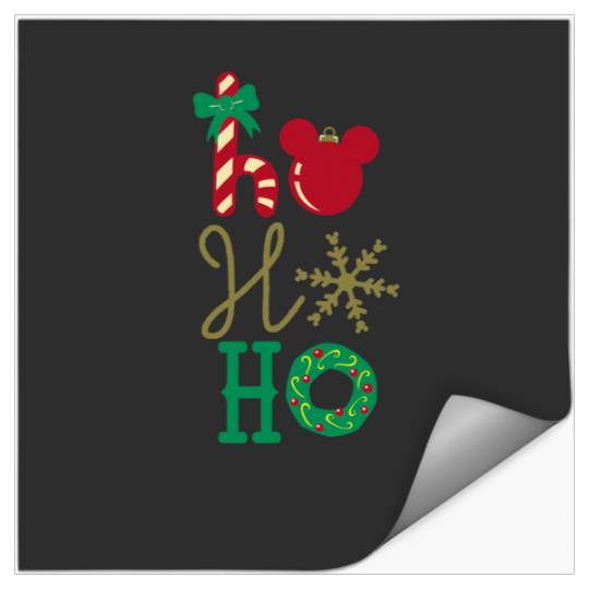 Ho Ho Ho Christmas Holiday  : Mickey Disney Christmas, Disney Christmas Stickers