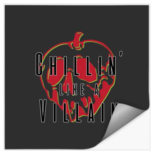 Chillin like a Villain - Evil Queen   SALE!! : Disney Villains Maleficent , Maleficent Gift S-5XL Stickers