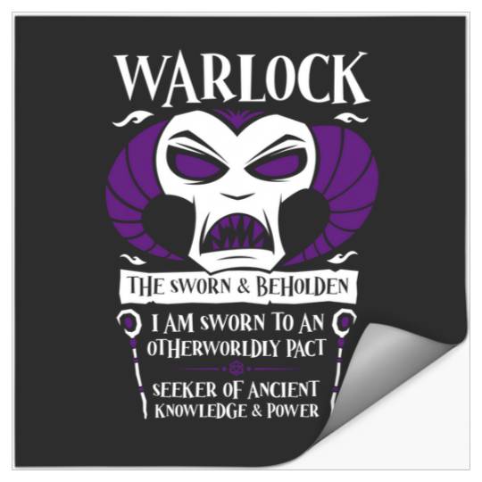 DD WARLOCK Class - Dungeons  Dragons   SALE!! : Disney Villains Maleficent , Maleficent Gift S-5XL Stickers