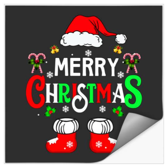 family christmas crew 2022 reindeer squad santa matching   4: Mickey Disney Christmas, Disney Christmas Stickers