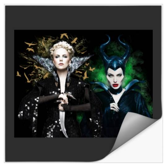 Maleficent and Ravenna - Evil Queens   SALE!! : Disney Villains Maleficent , Maleficent Gift S-5XL Stickers