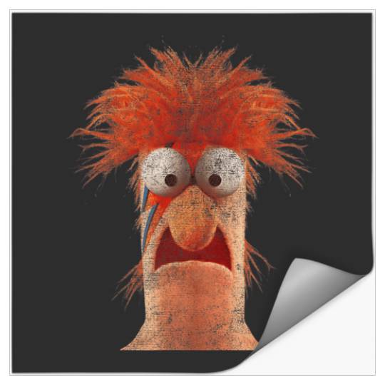 Disney The Muppets Rockstar Beaker Distressed Bi Stickers