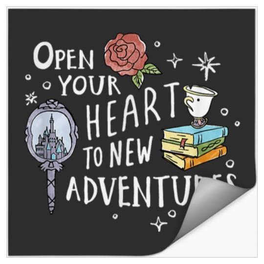 Disney Beauty and the Beast Quote Stickers