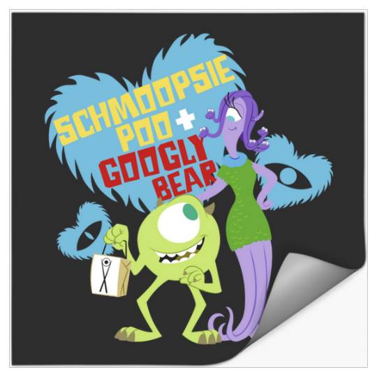 Disney Pixar-Pixar Monsters Inc Mike Celia Valentines Day Love Valentines Stickers