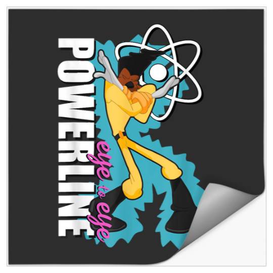 Disney A Goofy Movie Powerline Eye To Eye Dancing Portrait Stickers