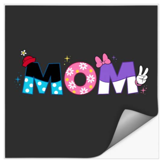 Disney Minnie Mouse and Daisy Duck Mom Mother’s Day Birthday Stickers