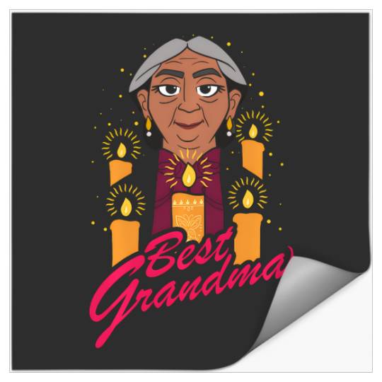 Disney Encanto Alma Madrigal Best Grandma Stickers