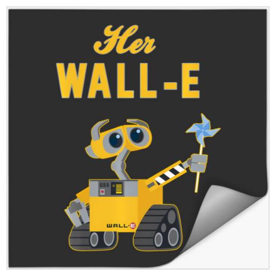 Disney Pixar Wall-E Her Wall-E Couples Stickers