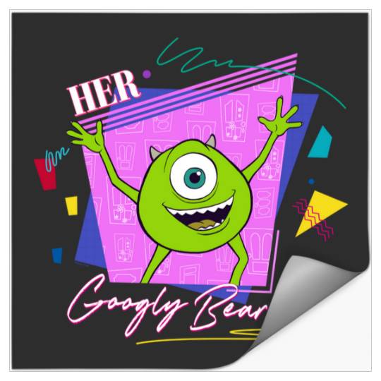Disney Pixar-Pixars Monsters Inc Valentine Her Googly Bear Valentines Stickers