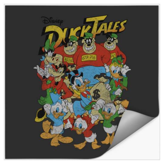 Disney Ducktales Classic Group Shot Stickers