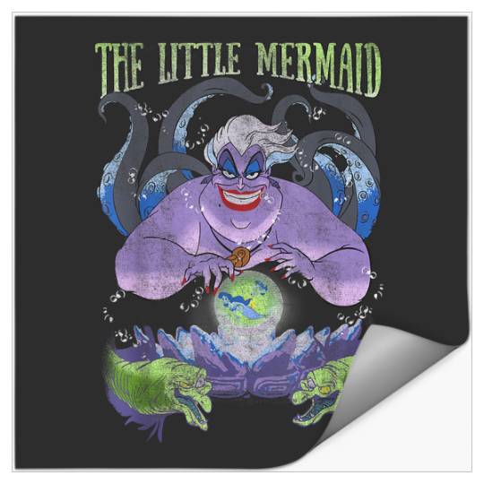 Disney The Little Mermaid Evil Ursula Crystal Ball Stickers