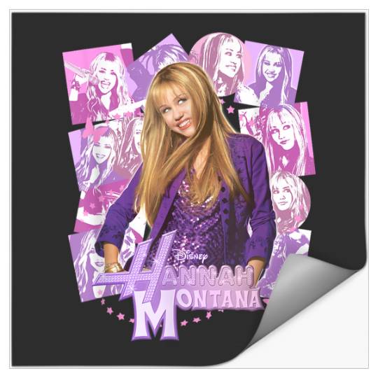 Disneyss Hannah Montana Epic Iconic Collage Big Chest Poster Stickers