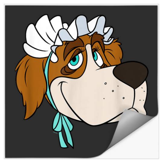 Disneyss Peter Pan Nana St Bernard Dog Big Faces Costume Stickers