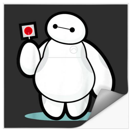 Disneyss Big Hero 6 Baymax With Lollipop Cute shots Stickers