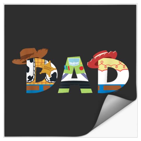 Disneyss And Pixarss Toy Story Dad Fathers Day Birthday Stickers