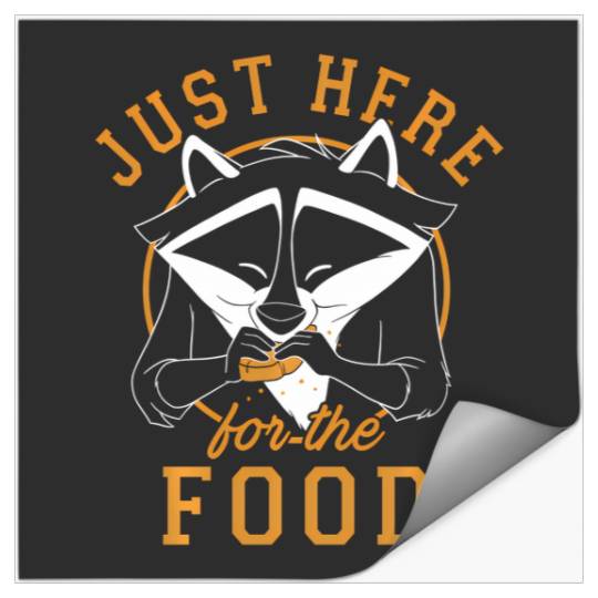 Disney Pocahontas Meeko Just Here For The Food Portrait Stickers