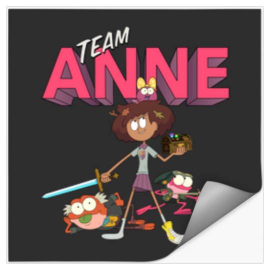 Disneyss Channel Amphibia Team Anne Stickers