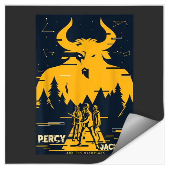 Disneyss Percy Jackson Three Heroes Against The Minotaur Stickers