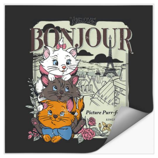 Disney The Aristocats Bonjour Stickers