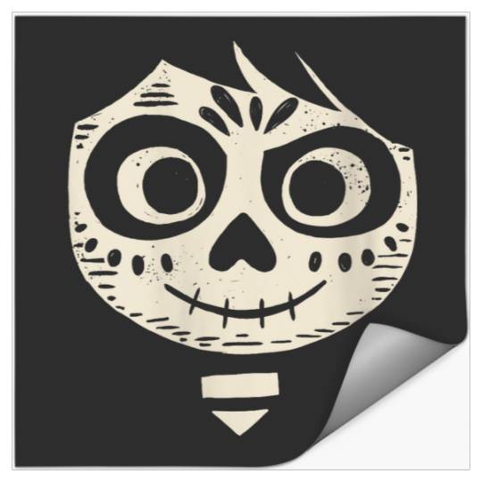 Disney Pixar Coco Halloween Miguel Big Face Portrait Stickers