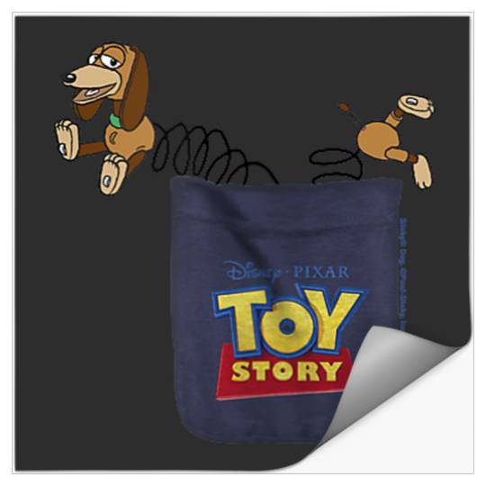 Disney Pixar Toy Story Slinky Dog Mini Pocket Icon Logo Stickers