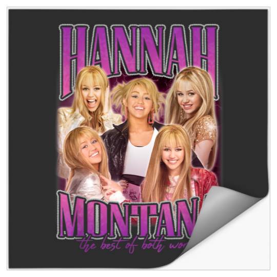 Disneyss Hannah Montana The Best Popstar Collage Chest Poster Stickers