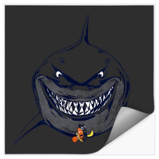 Disneyss Pixars Finding Nemo Hello Bruce Big Chest Portrait Stickers