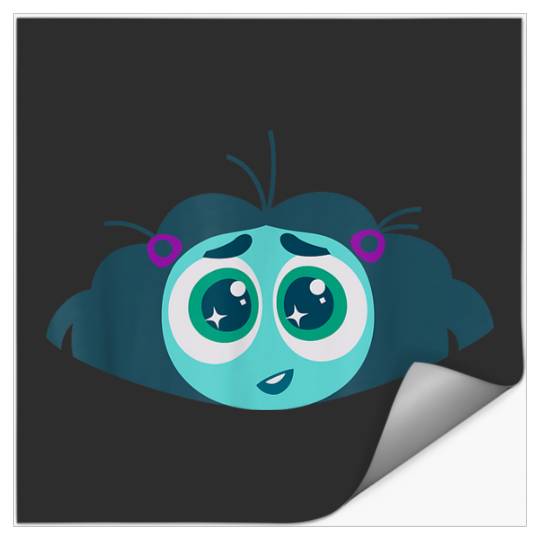 Disneyss Pixars Inside Out 2 Envy Big Head Logo Stickers
