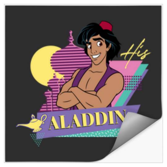 Disneyss Aladdin Retro 90s Couples Matching His Aladdin Stickers