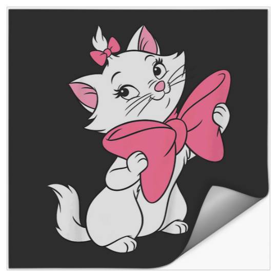 Disneyss The Aristocats Smiling Cute Marie Big Chest Portrait Stickers
