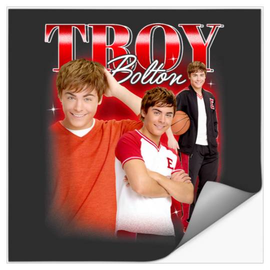 Disneyss High School Musical The Series Troy Bolton Collage Stickers