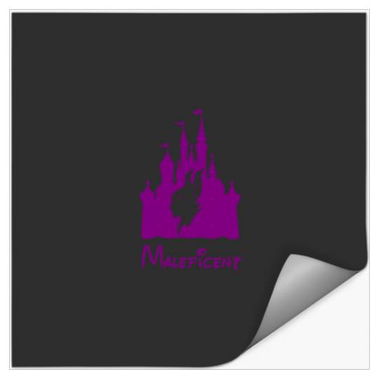 Maleficent Inspired Castle Silhouette   SALE!! : Disney Villains Maleficent , Maleficent Gift S-5XL Stickers